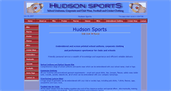 Desktop Screenshot of hudsonsports.co.uk